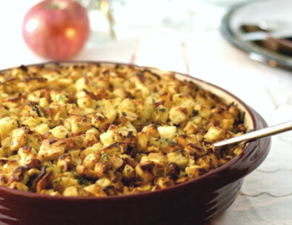 Stuffing with Apple and Bacon